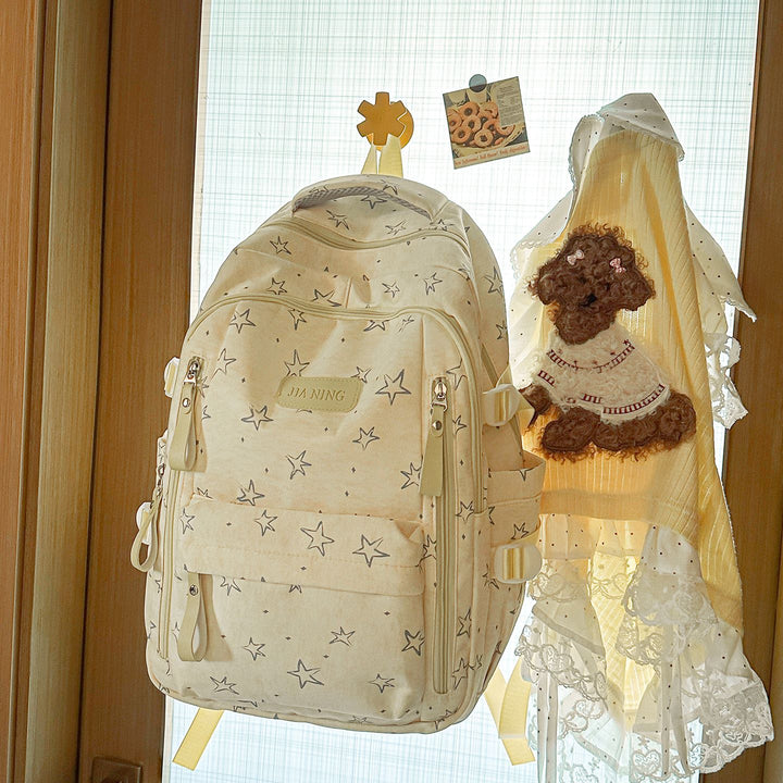 Stylischer Star-Emblazoned Alltagsrucksack Karnz