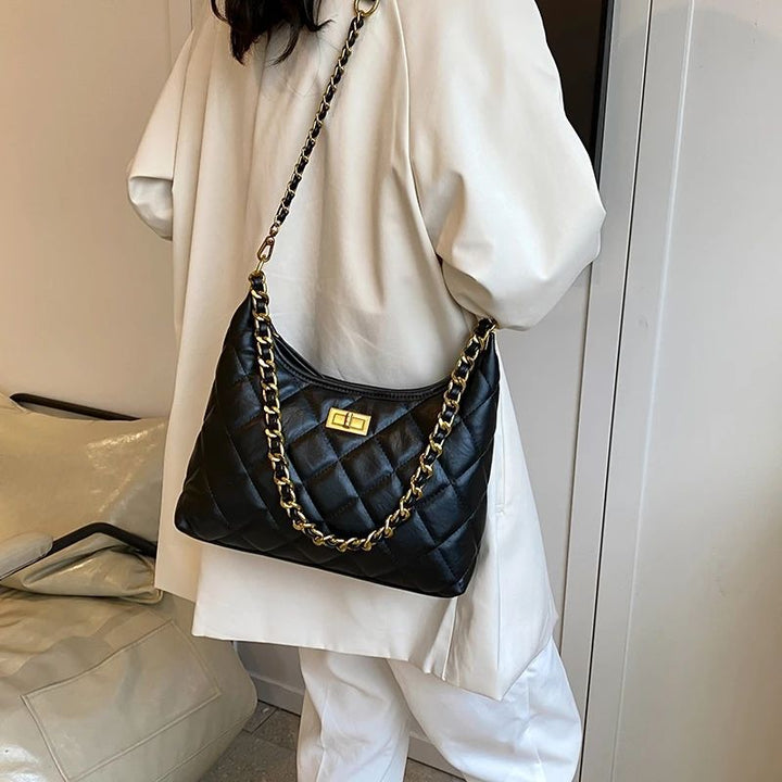 Gep quiltete Luxus-Handtasche Karnz