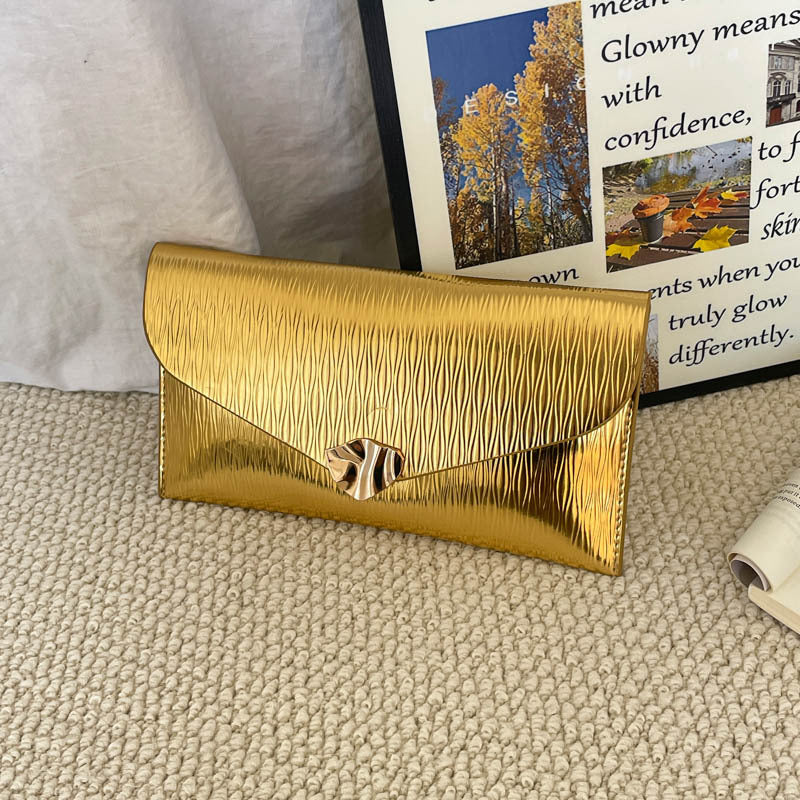 Elegante Patelleder Abend-Clutch