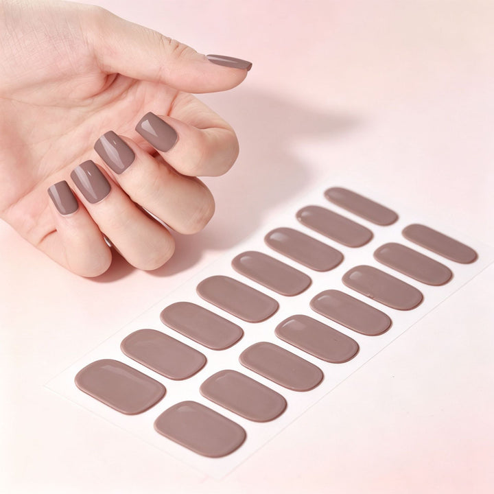 Premium Glänzendes Press-On-Nagel-Set