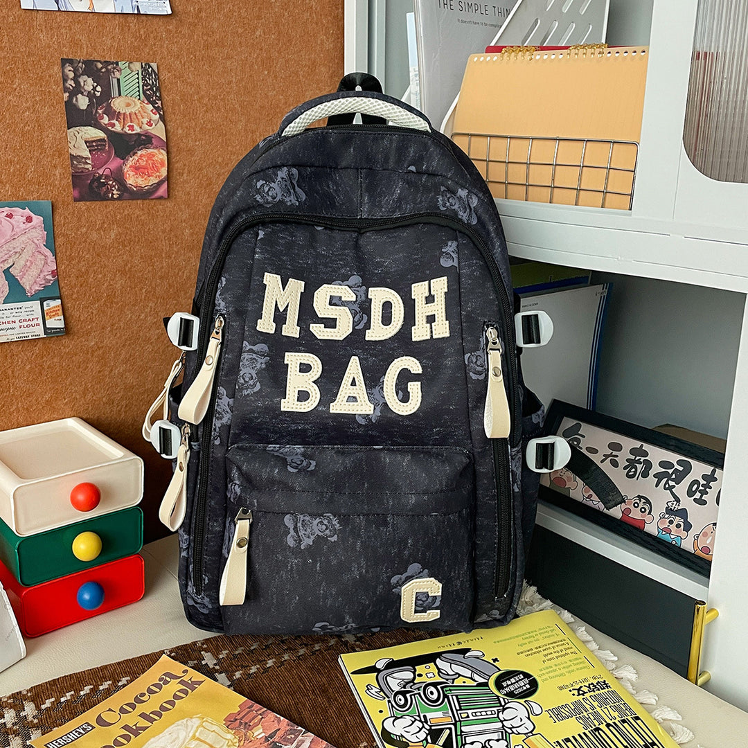 Stylische gestickte lässige Rucksack Karnz 1791205709