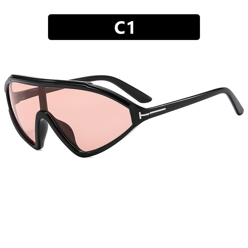 Damen Sport Sonnenbrille mit aerodynamischem Design und UV-Schutz Karnz