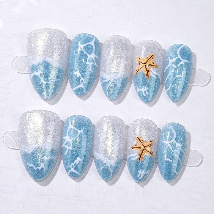 Elegante Press-On Nagelspitzen Set