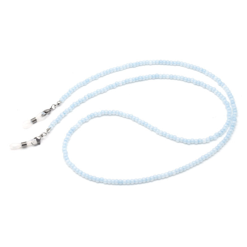 Elegante Perlen Brillen Halter Kette Karnz
