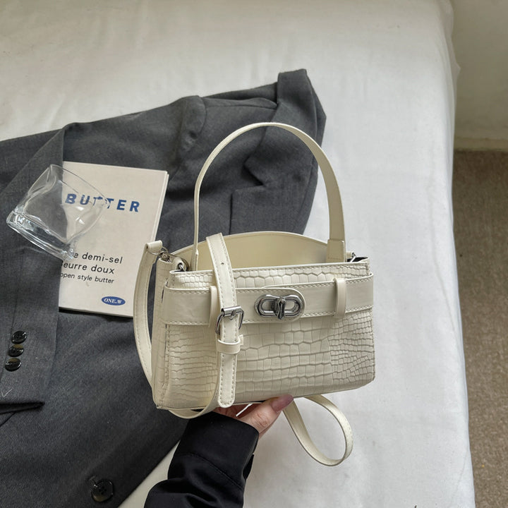 Elegante Kroko-Prägung Mini Crossbody