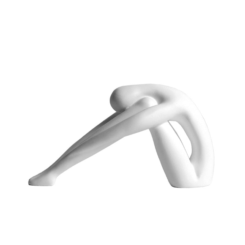 Künstlerische abstrakte figurative Skulptur