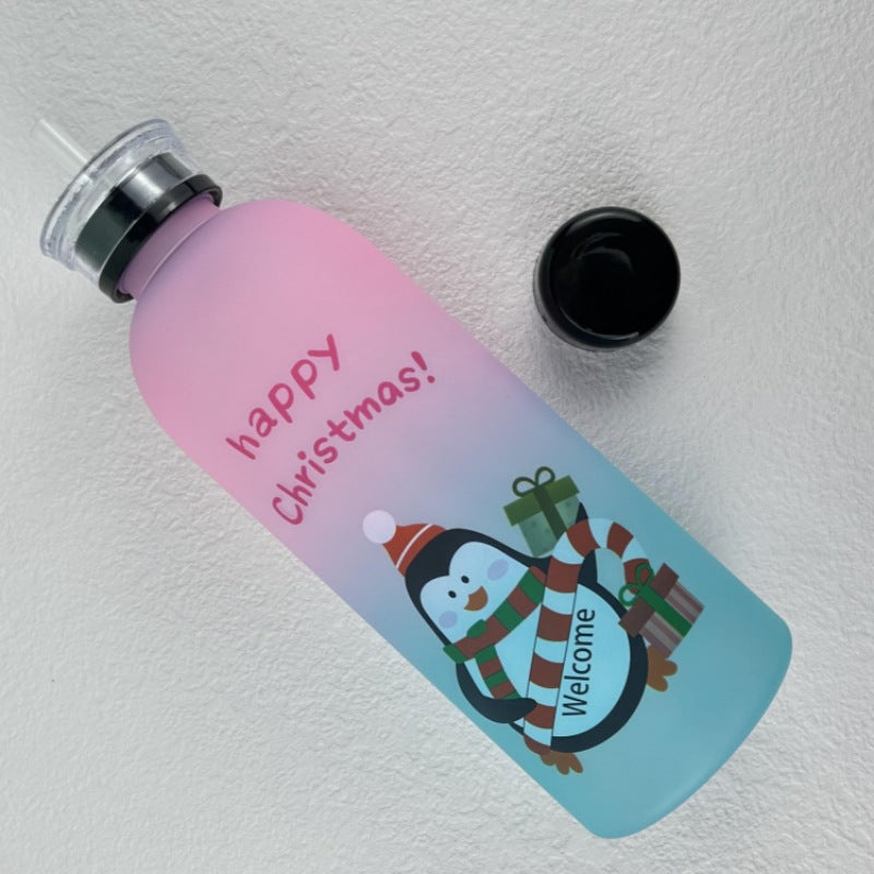Damen kreative Trinkflasche mit verspieltem Pandadesign Karnz