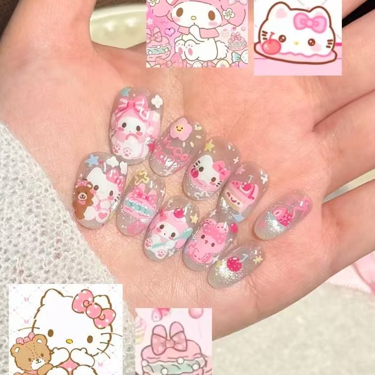 Künstlerisches Ombre Glitter Nagelkunst Set Karnz