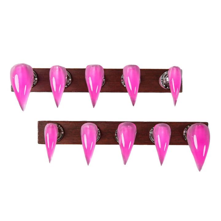 Stiletto Press-On Nail Set mit glänzendem Finish