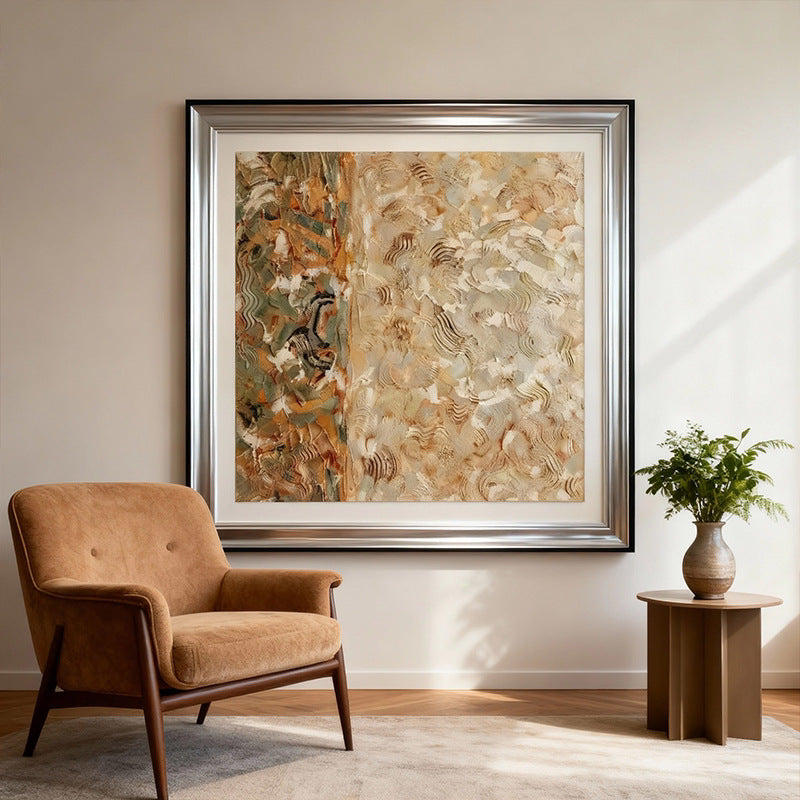 Künstlerische strukturierte Leinwand Wandkunst