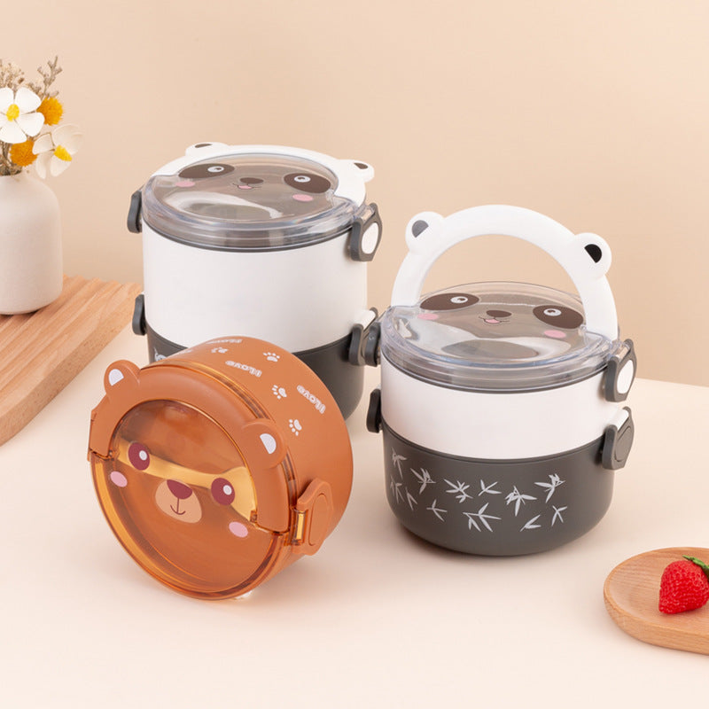 Süße Panda-Themen Lebensmittellagerbehälter