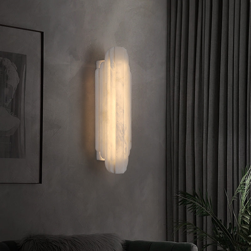 Elegante Steinwand-Lampe