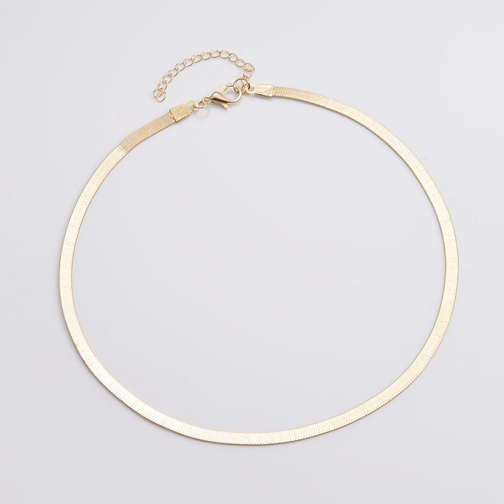 Sleek Snake Chain Necklace Karnz