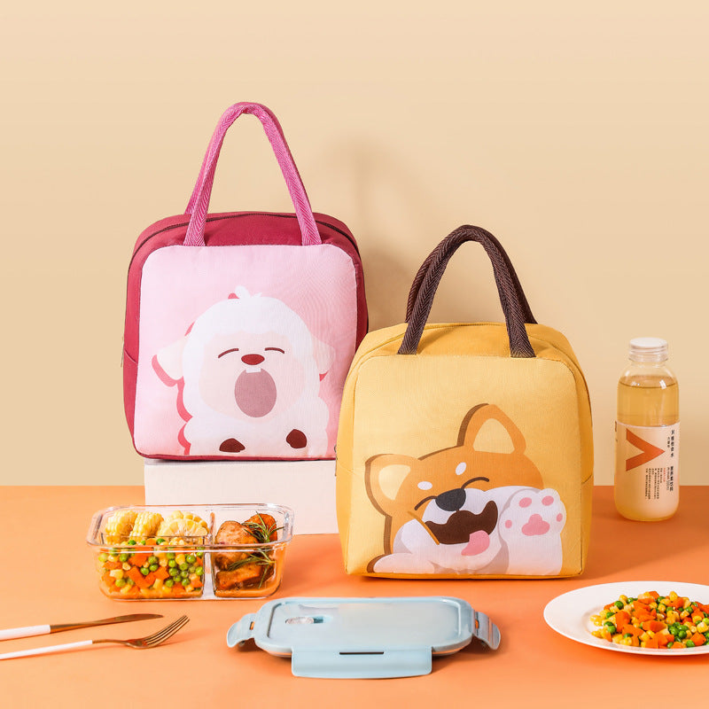 Süßes Tier Isolierte Lunch Tasche Karnz