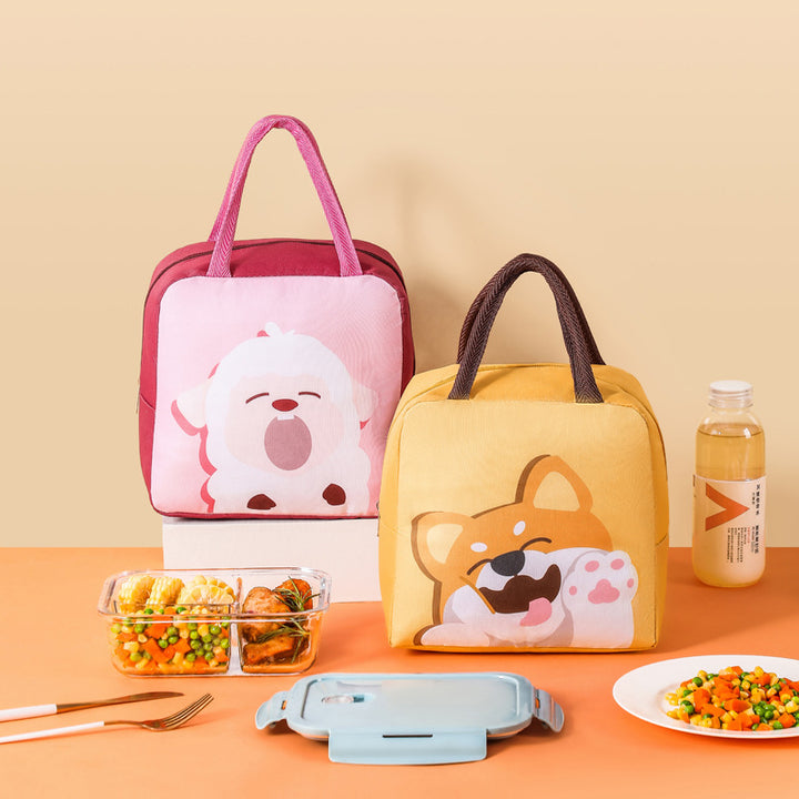 Süßes Tier Isolierte Lunch Tasche Karnz