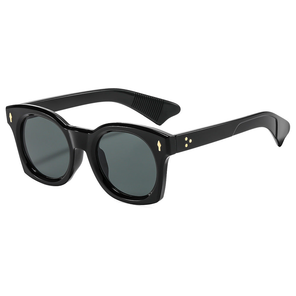 Vintage-inspirierte Bold-Frame-Sonnenbrille Karnz