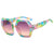 Damen elegante Sonnenbrille mit funkelndem Rahmen Karnz