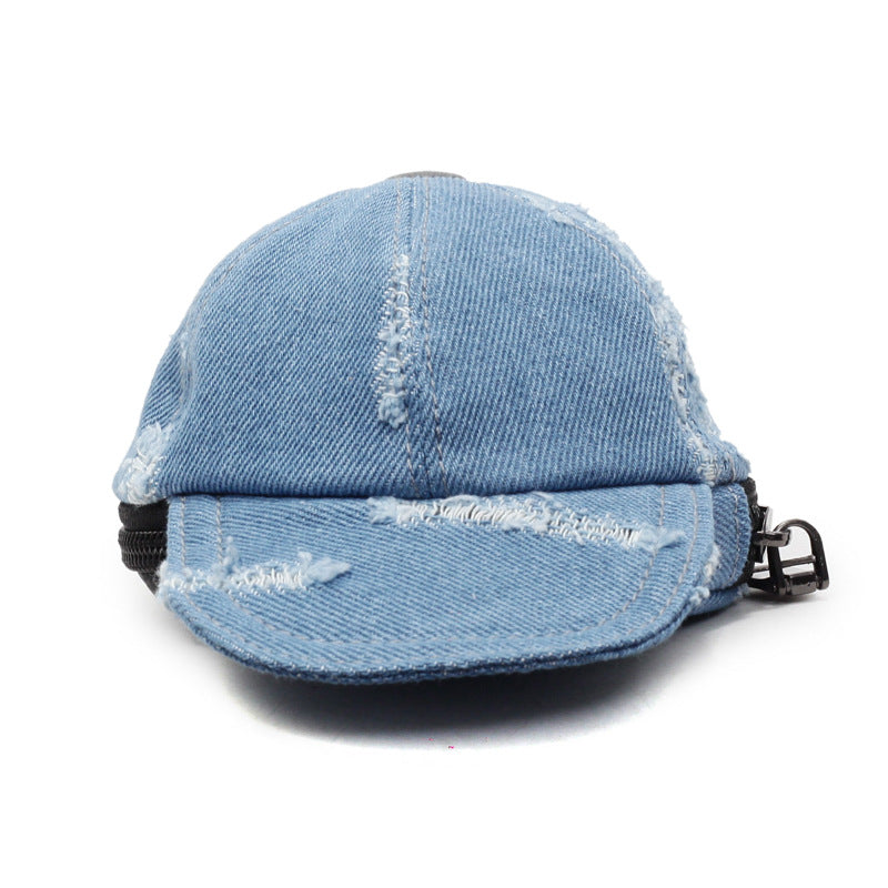 Denim Druck Verstellbare Mütze Karnz