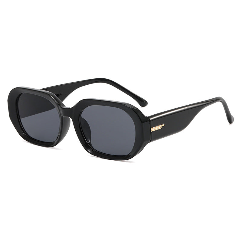 Damen modische geometrische Sonnenbrille mit robustem Design Karnz