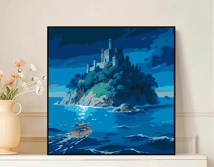 Scenic Mountain Landscape Leinwandkunst Karnz