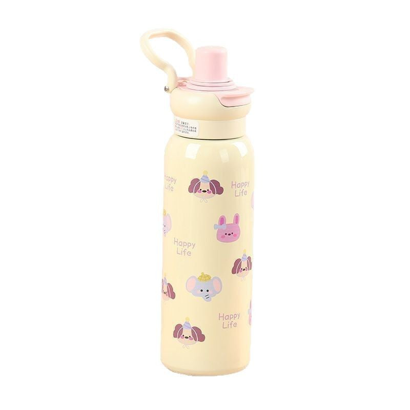 Damen Kinderfreundliche Edelstahl-Trinkflasche Karnz