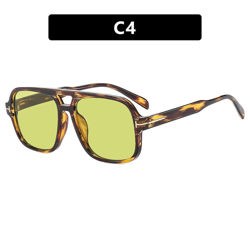 Damen quadratische Designerbrille mit filigranem Rahmen und modernem Kunststoffmaterial Karnz