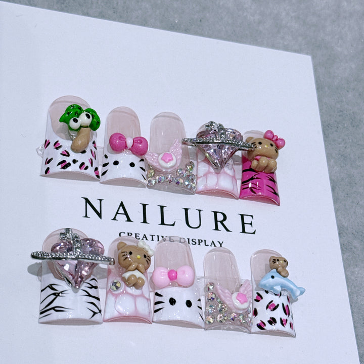 Kreatives 3D Nagelkunst Dekor Set