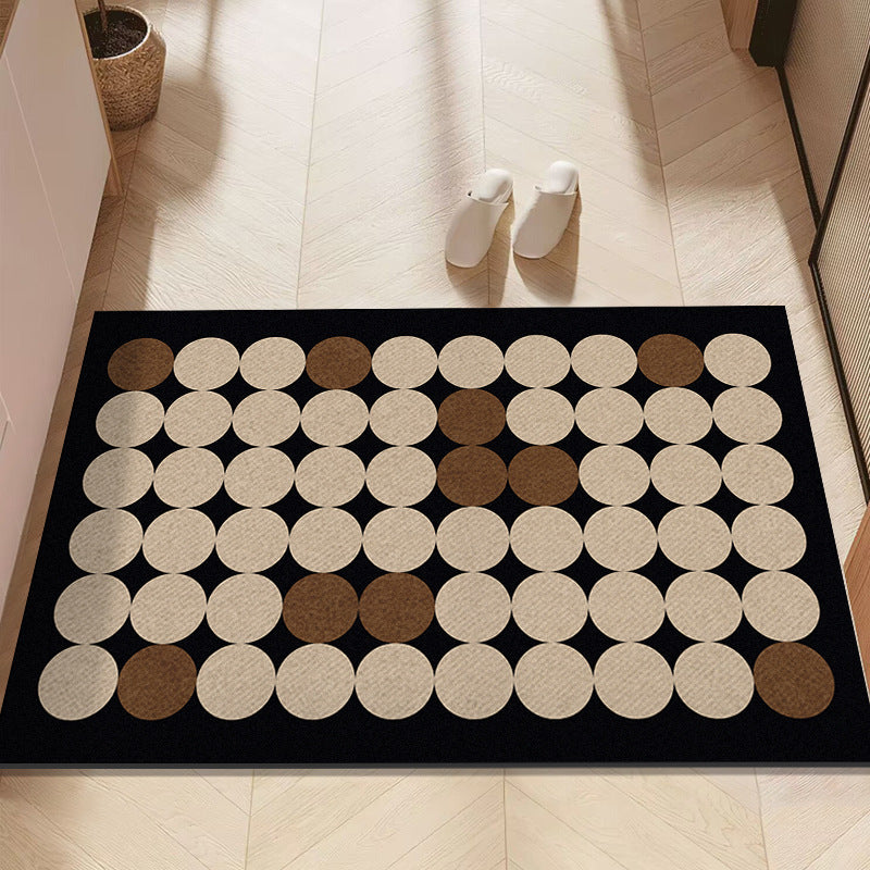 Moderner geometrischer Musterteppich