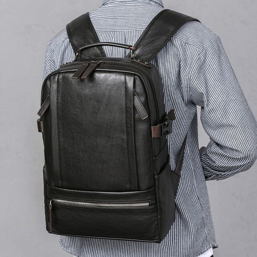 Premium Leder Rucksack Karnz