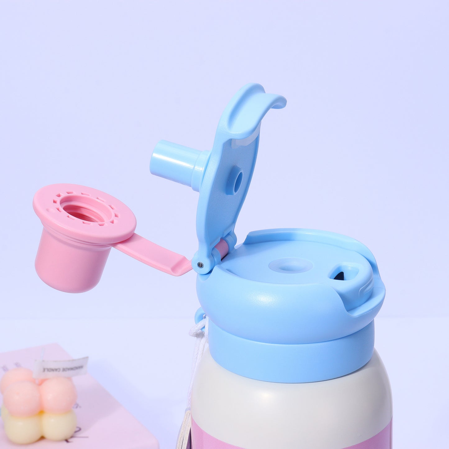 Damen Thermo-Trinkflasche mit rutschfestem Griff und ausgefallenem Design Karnz