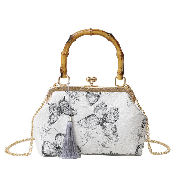 Vintage Floral Handtasche