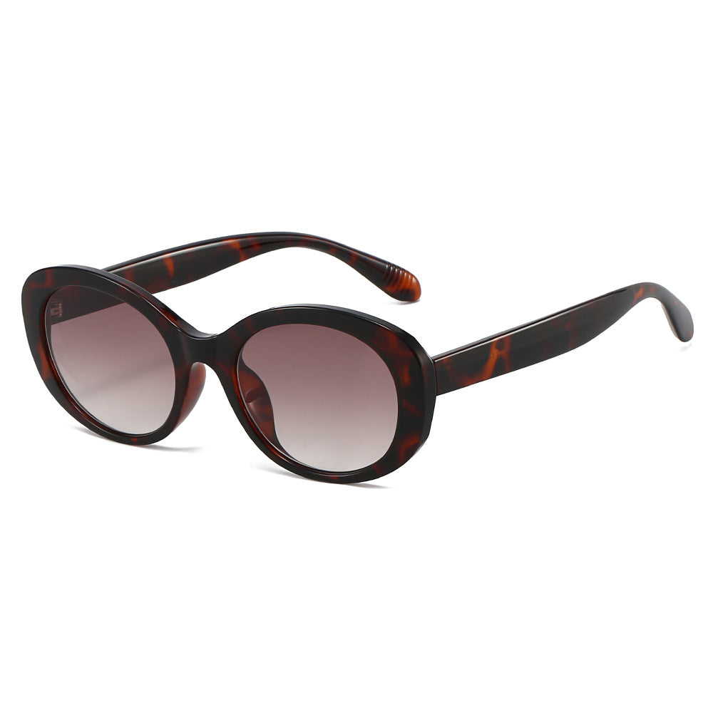 Damen modische Sonnenbrille mit stilvollem Schildpatt-Muster Karnz