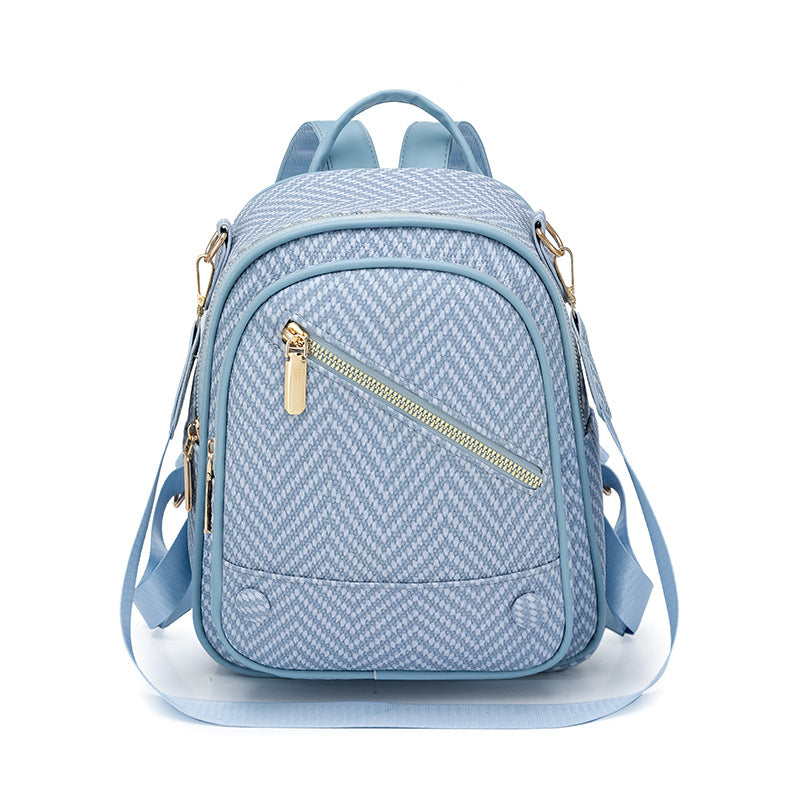 Chic Texturierter Rucksack Karnz