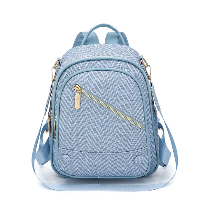Chic Texturierter Rucksack Karnz