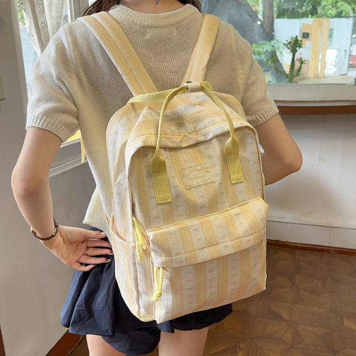 Verspielter Grafikdruck Rucksack Karnz