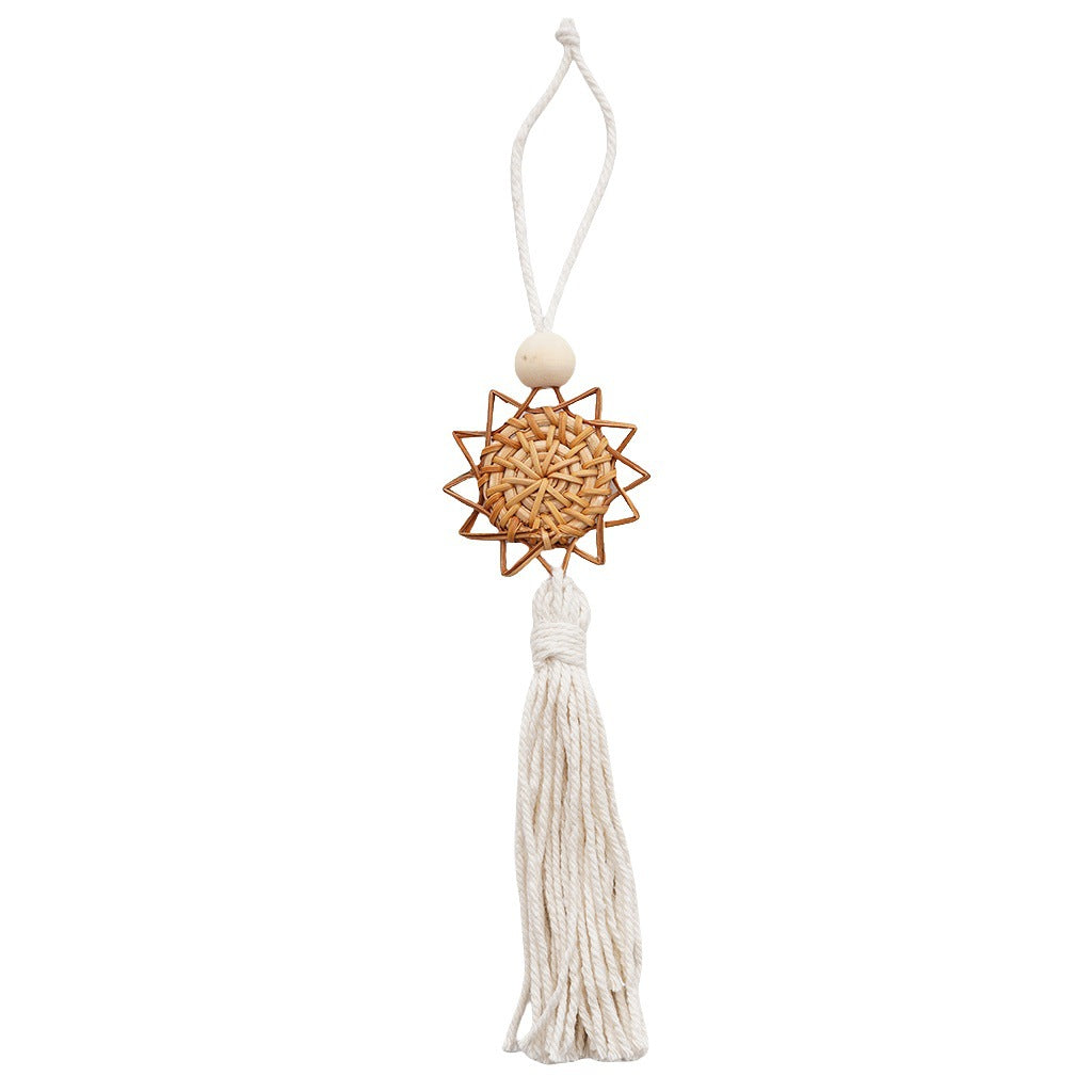 Boho Chic Geflochtenes Herz Wandbehang Karnz