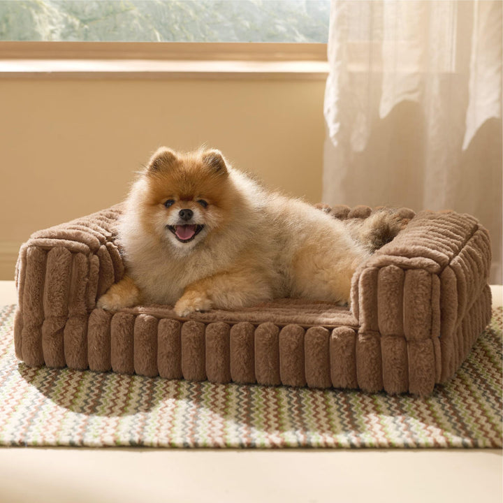 Gemütliches Texturiertes Lounge-Bett Hundebett