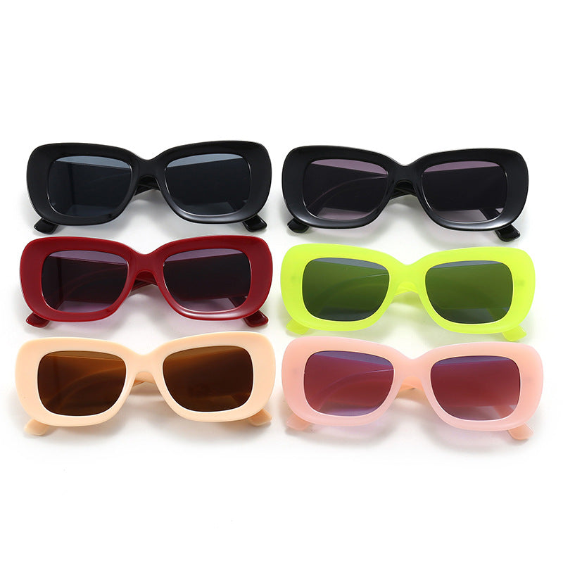 Damen oversized Kunststoff-Sonnenbrille Karnz