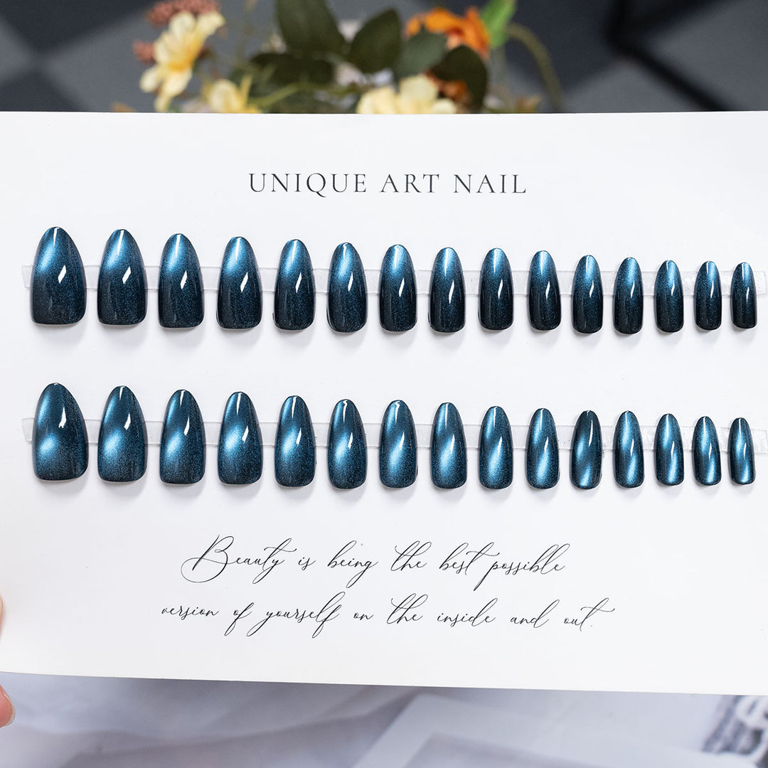 Premium Glossy Press-On Nail Set