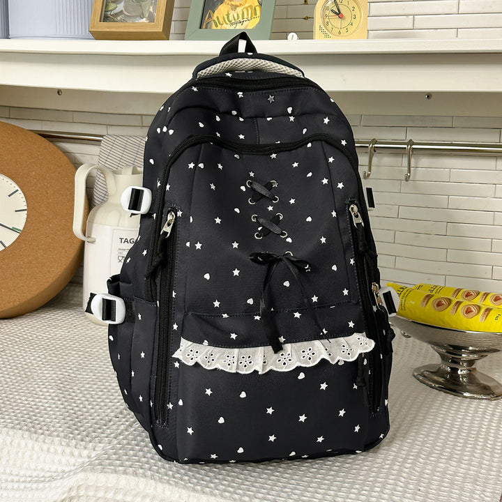 Dekorativer Sternmuster-Rucksack Karnz 1791205780