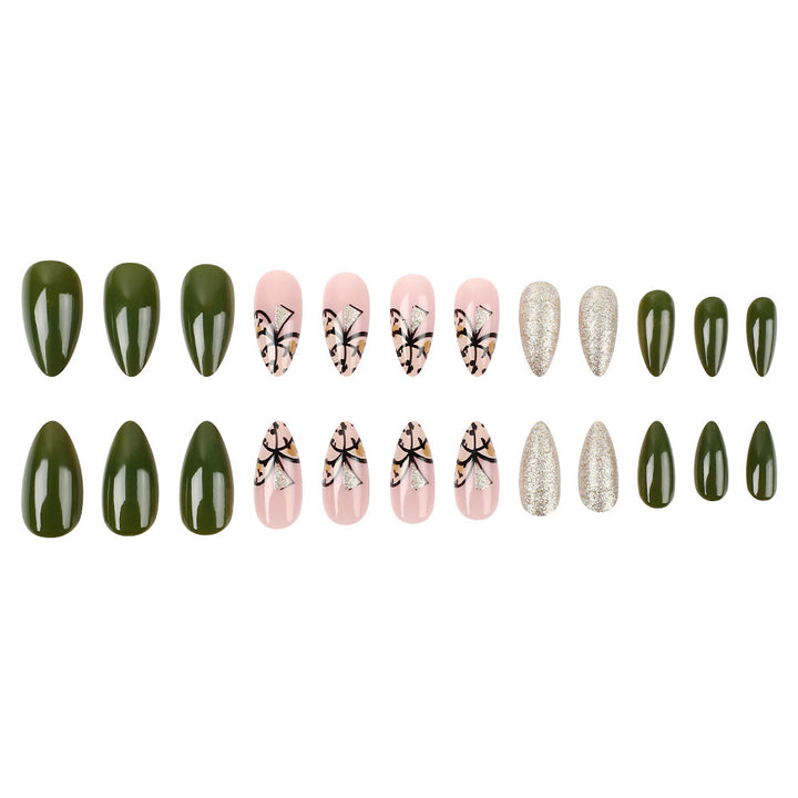 Elegantes saisonales Nagelkunstset Karnz