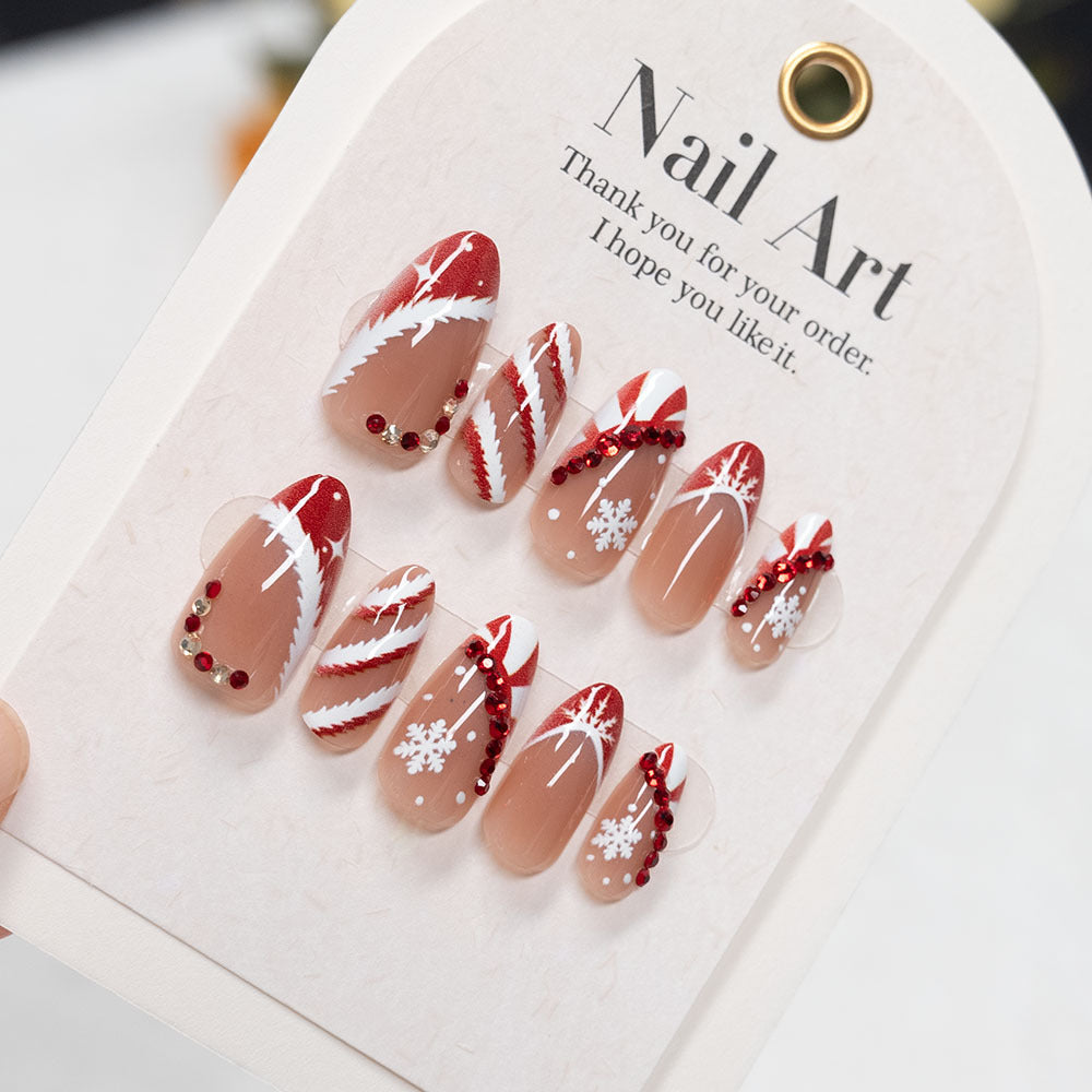 Urlaubs-themed Press-On Nagel Set