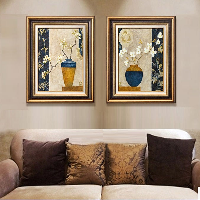 Dekorative Blumen Kunstdruck