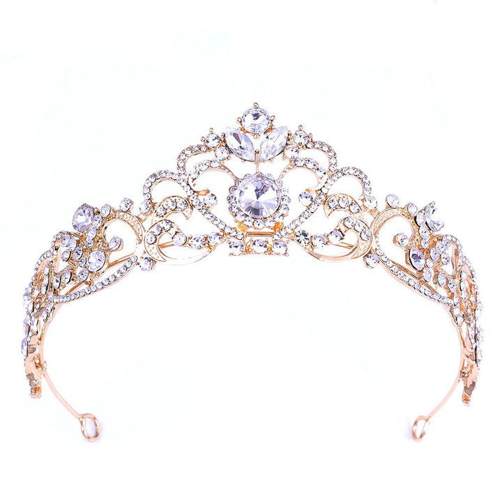 Damen Kristallverzierte Tiara Karnz