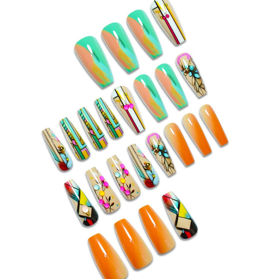 Künstlerisches Gel-Nagel-Dekorationsset Karnz