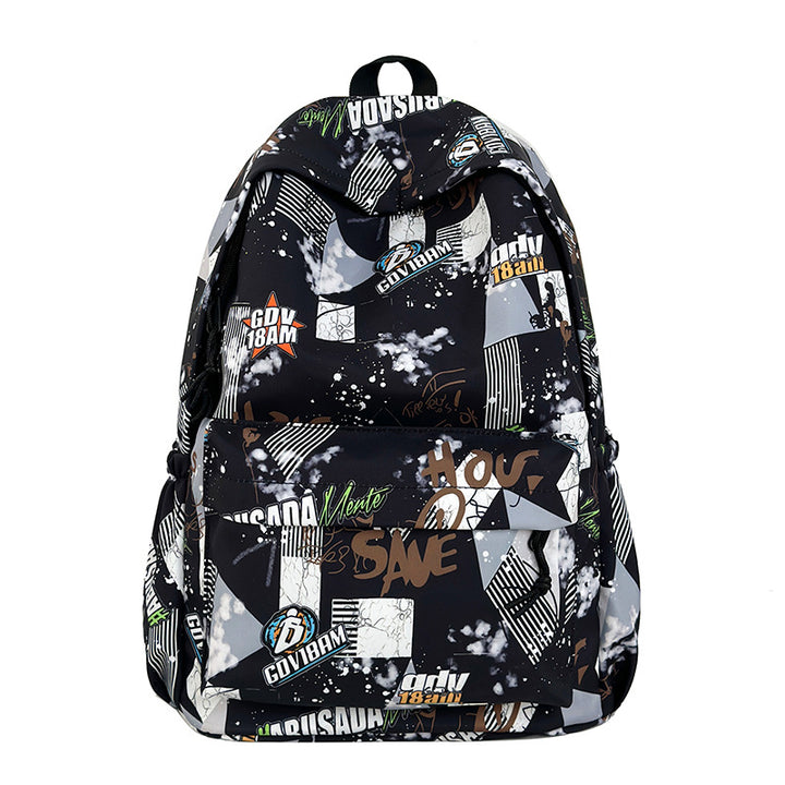 Grafikmuster-Schulrucksack