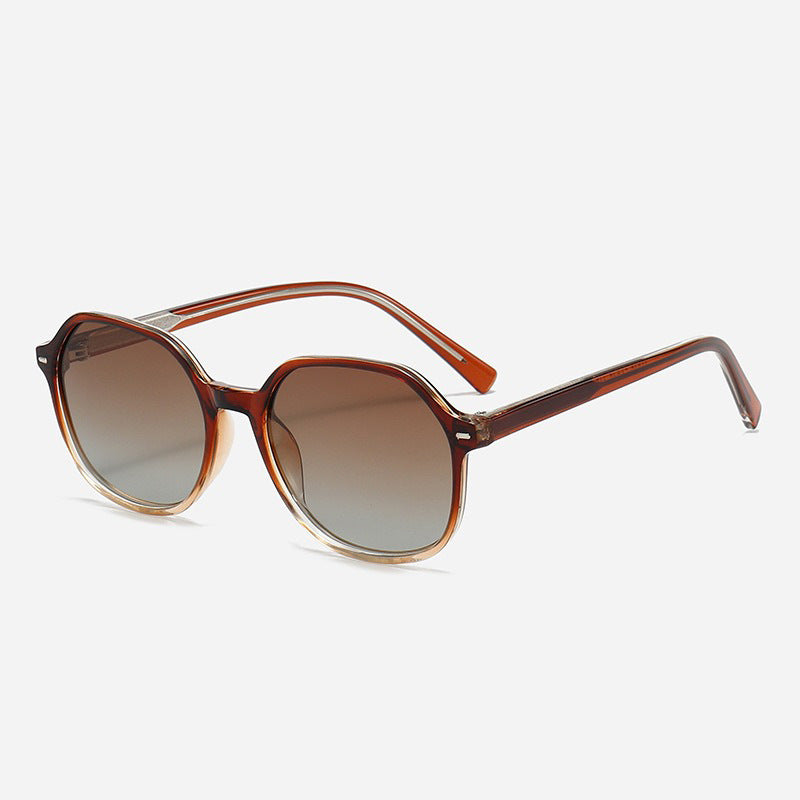 Damen modische Sonnenbrille im extravaganten Schildpatt-Design Karnz