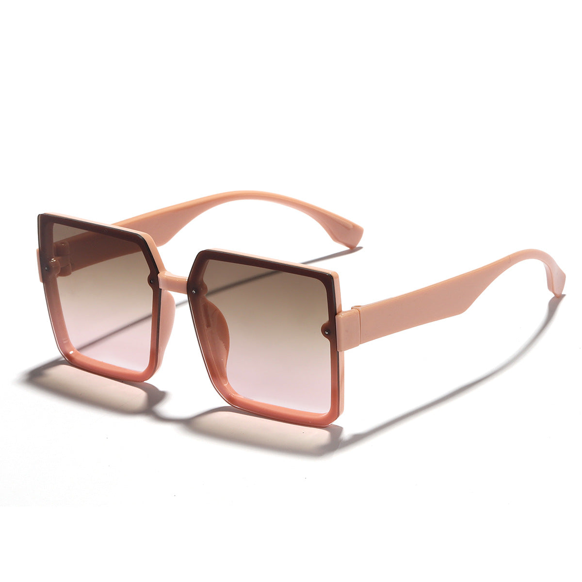 Damen Quadrat-Sonnenbrille mit retro-inspiriertem Design und weichen Gläsern Karnz