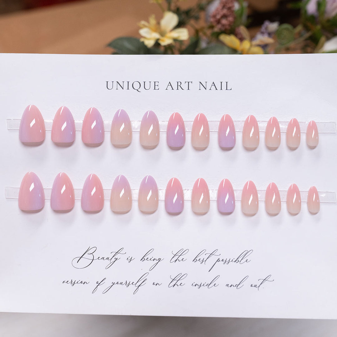 Ombré Stiletto Press-On Nägel  1791110766