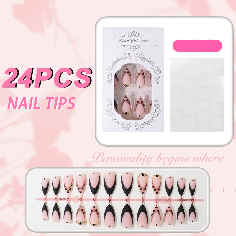 Einzigartiges Elegantes Press-On Nagelspitzen Set Karnz